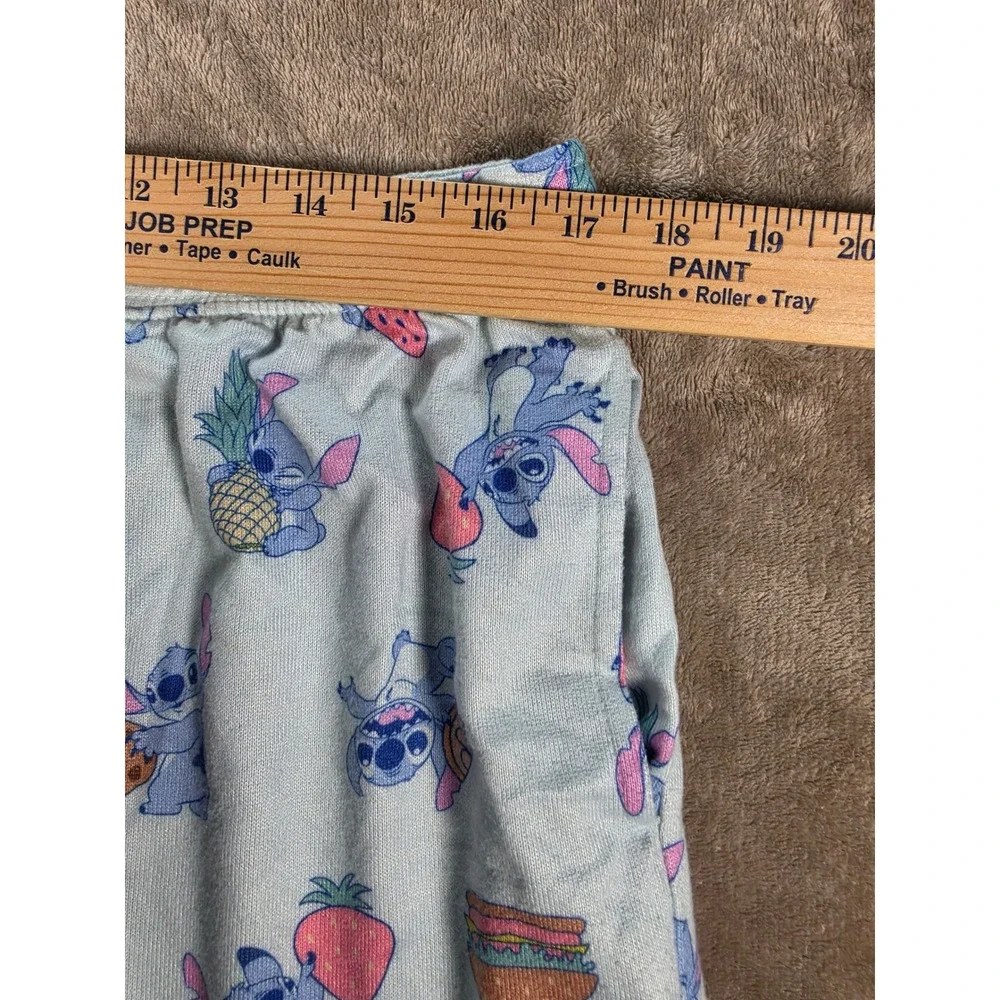 Disney Lilo & Stitch Pajama Pants Womens XL Blue Snack Print Lounge Sleepwear - Picture 6 of 9